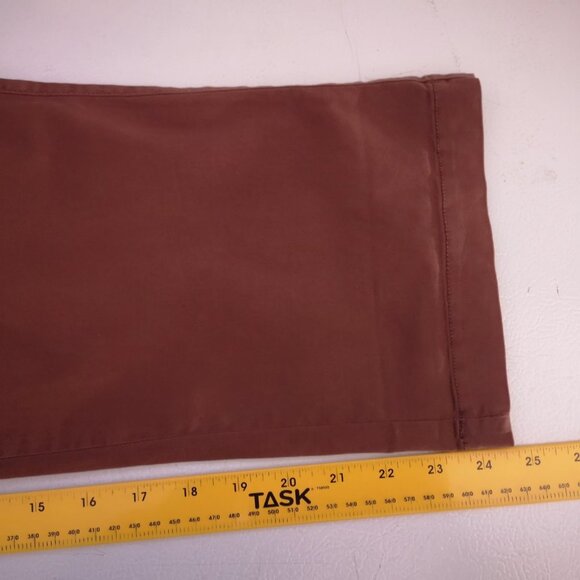 NWT Denver Hayes Ladies Rust Mid Rise Straight Crop Pants - Picture 14 of 14